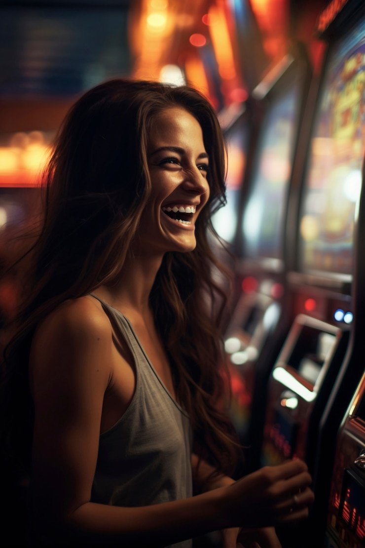 Pengguna menikmati hiburan olahraga dan casino melalui perangkat mobile di sudut kota Indonesia